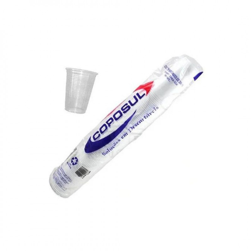 COPO PLASTICO COPOSUL 50ml BR 100 UN